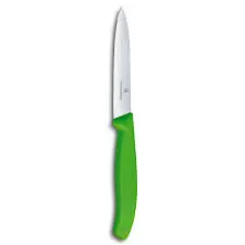 CUCHILLO MONDADOR RECTO 10CM VERDE