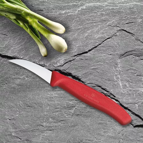 CUCHILLO CURVO ROJO