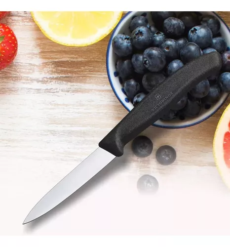 CUCHILLO LEGUMBRES 8 CM NEGRO