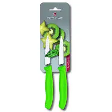 [6.7636.L114B] CUCHILLO LEGUMBRES SC FILO DENT 2PZA VERDE